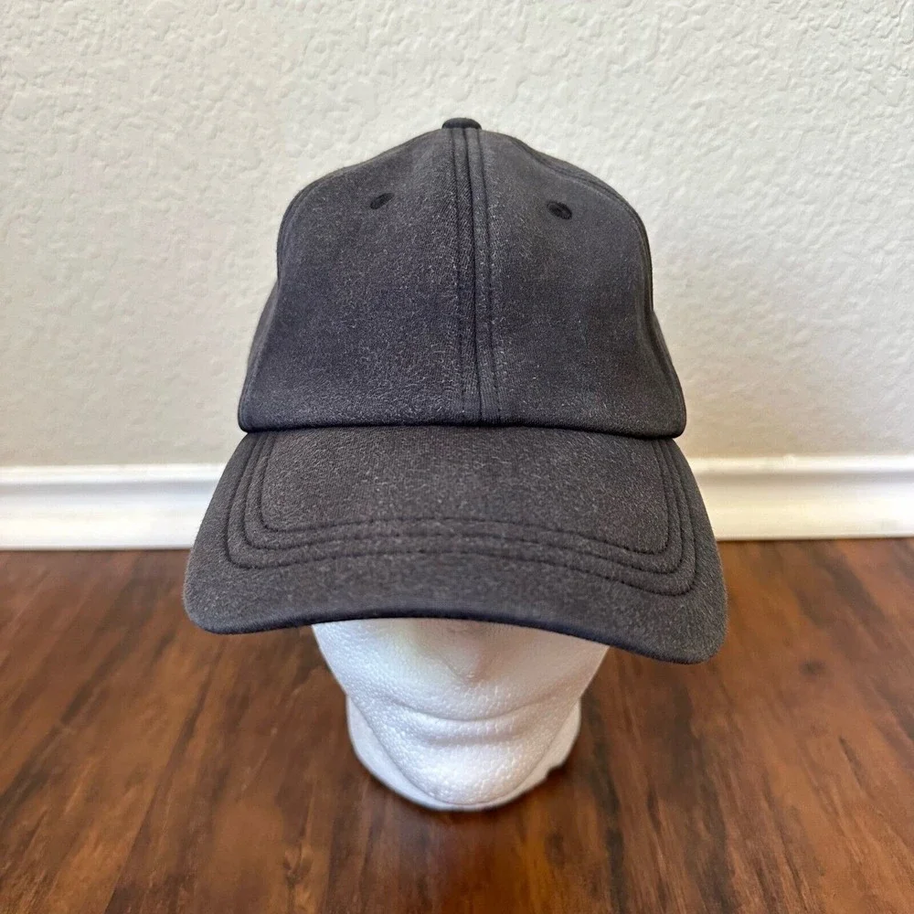 LULULEMON Womens Dusty Black Baseball Cap Adjustable Strap One Size RARE!!!